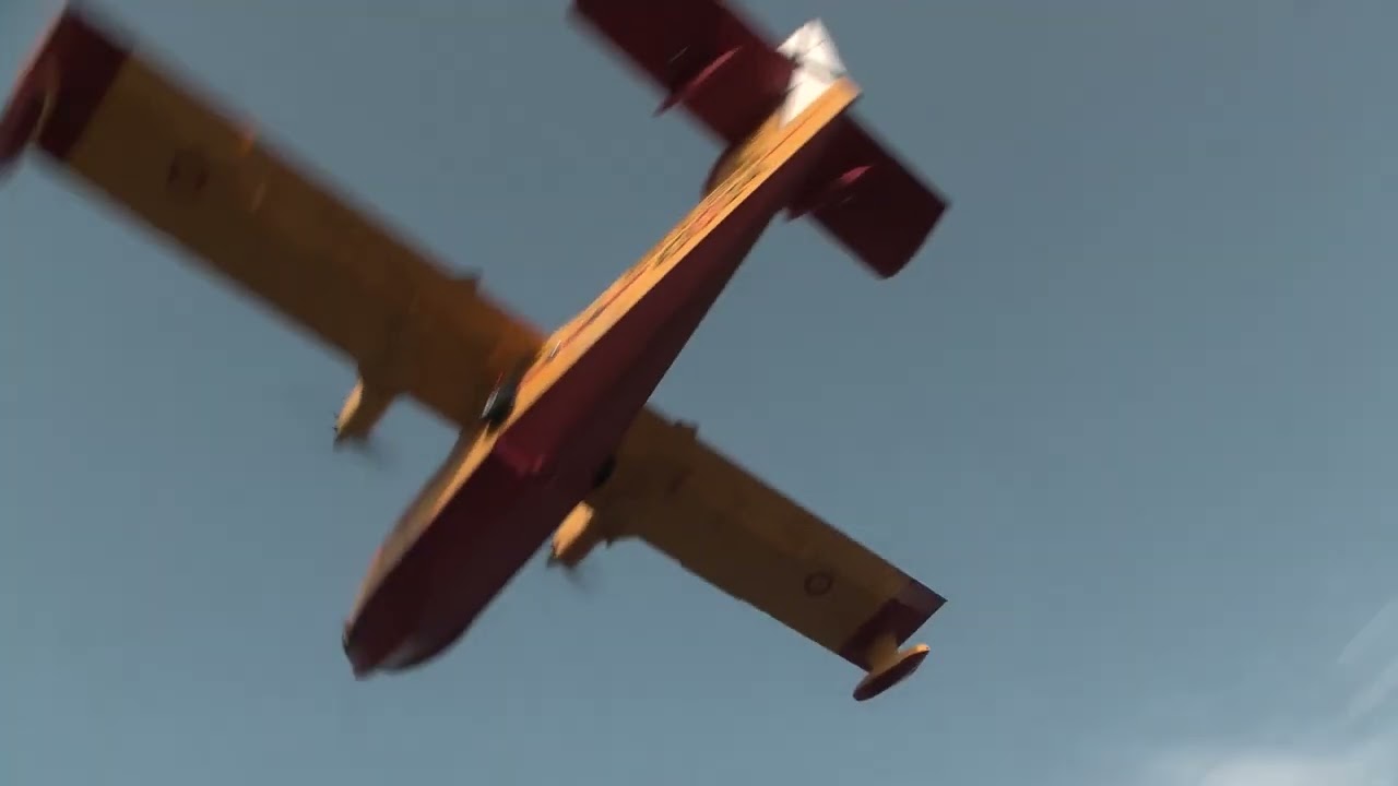 Los Ciudadanos de Tenerife agradecen el trabajo de los hidroaviones y de  los cuerpos de extinción