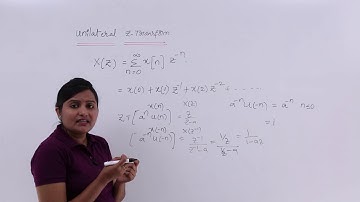 Unilateral Z-Transform