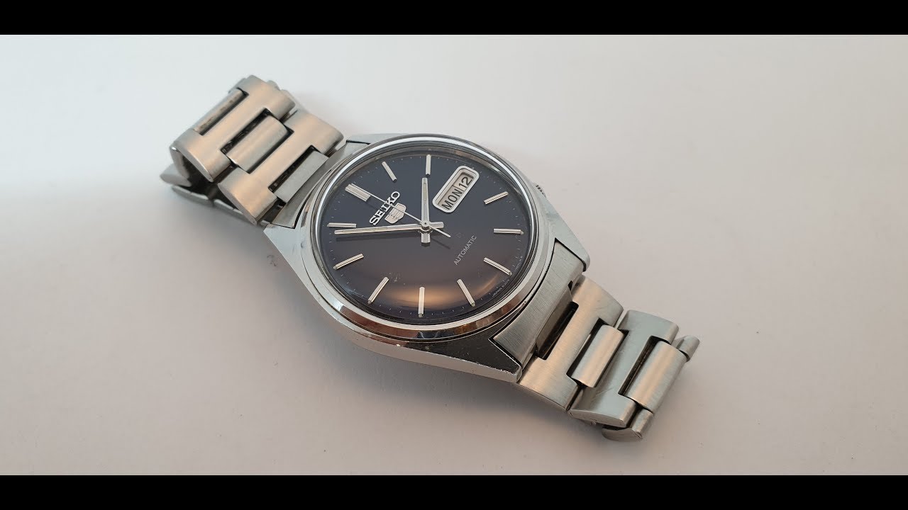 SEIKO 5 6309-7150 automatic from 1981, - YouTube