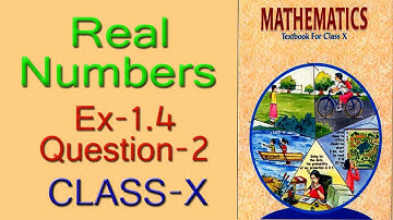 Real Numbers Ex 1.4 Q-2, CBSE 10 MATHS NCERT HINDI +ENGLISH