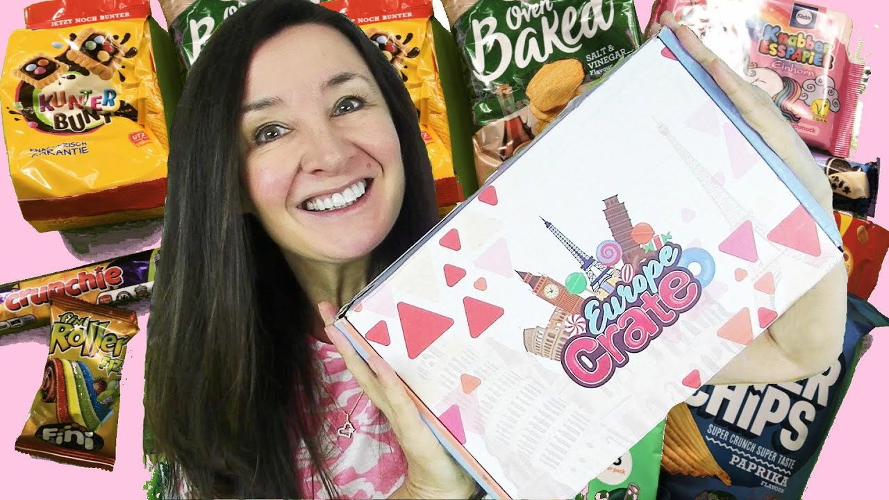 EUROPE CRATE Subscription Box Taste Test Unboxing