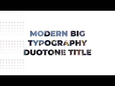 Modern Big Typography Title AEP, a Templates & Theme by Josep Motion (Thumbnail 1 of 2)