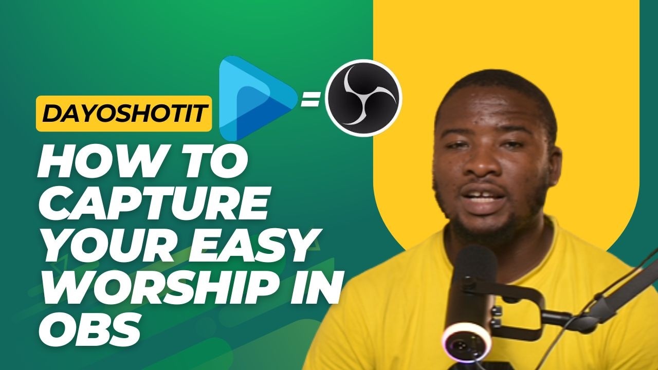 How to Display EasyWorship in OBS Using the NDI Plugin - YouTube