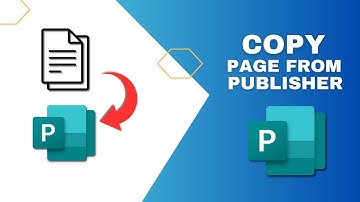 How to Copy One Page From Publisher to Another Page
