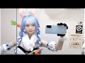 野うさぎ(男)が兎田ぺこらのコスプレ