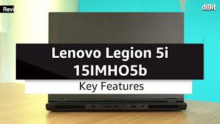 Lenovo Legion 5i Gaming Laptop with Intel Core i7 CPU, GTX 1650 Ti GPU, 16GB RAM Key Features