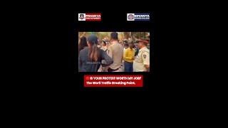 Worli Traffic Chaos: Woman SLAMS Minister Over Road Block! | Women's Reservation Bill Protest 2026