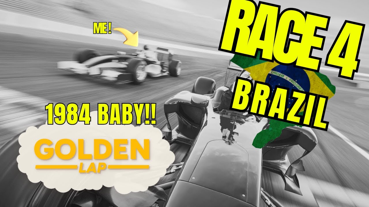Golden Lap: Race 4 in Brazil 🇧🇷 — Rain, Chaos Quali & Tire Gamble Madness! 🌧️🛞