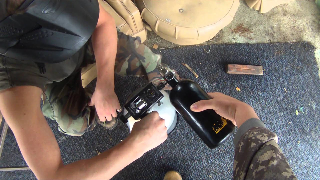 first fill with the HPA fill station YouTube