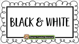 Black and White Classroom