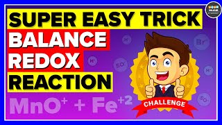 Balancing Redox Reactions By Ion Electron Method | Easy Trick