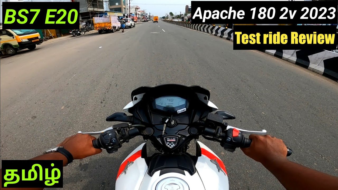 Tvs Apache 180 2v|Test review|BS7 E20|2023 new model|below 1.5 lakh