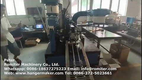 Full Automatic Hanger Metal Clip Assembling Machine