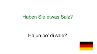 italiano - tedesco  : 50 frasi per Principianti in Tedesco - tema al ristorante screenshot 4