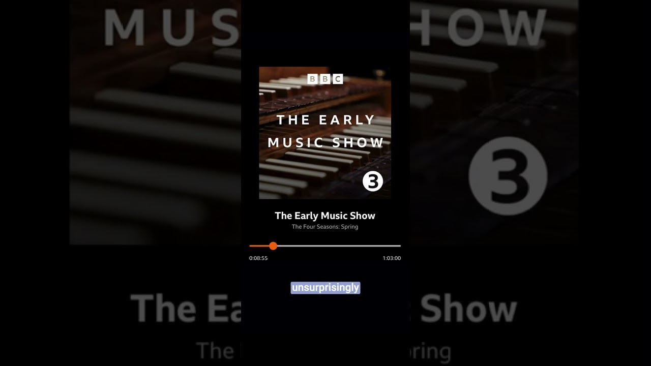 Adrian on the Early Music Show