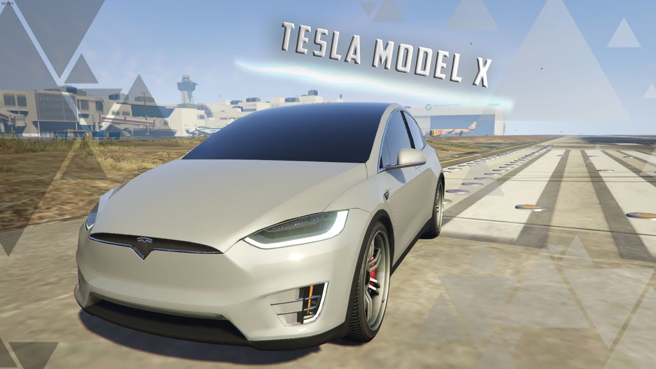 Tesla Model X в Gtav