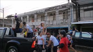 SONGKRAN FESTIVAL in Ranu nakhon - Thailand travel สงกรานต์ เรณูนคร นครพนม 2018