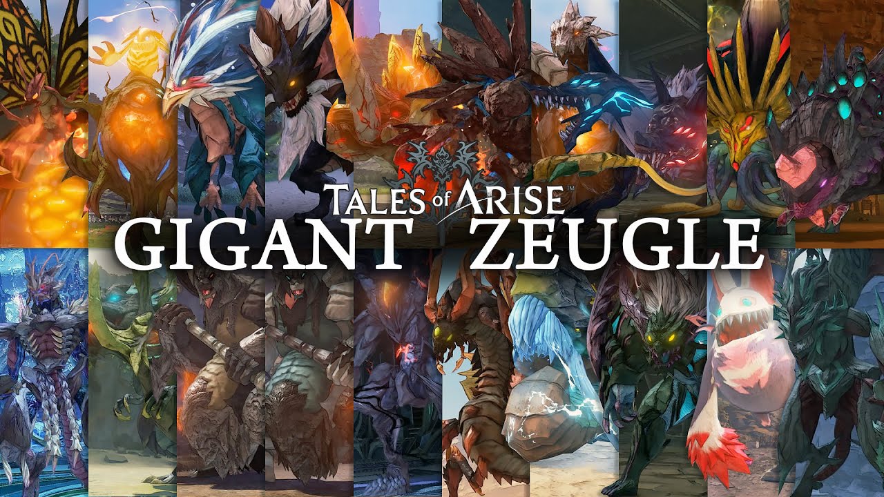 Tales Of Arise - All Gigant Zeugle Locations / All Gigant Zeugle Fights / All Boss Fights