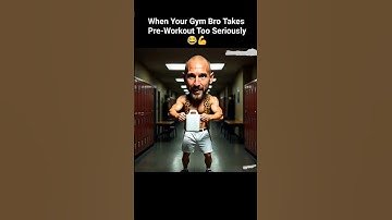 When Your Gym Bro Takes Pre-Workout Too Seriously 😂💪 #ai #aiart #chatgpt #usa #shorts #usashorts