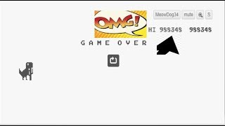 How TO Hack T-rex Runner Game (The No Internet Game)