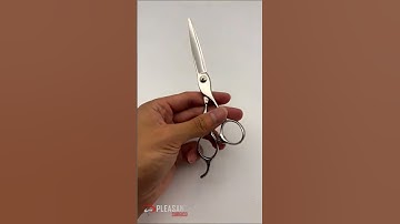 Mirror Polish Barber Scissors: Sharp, stylish, and professional! For precise cuts. #Barber #Scissors