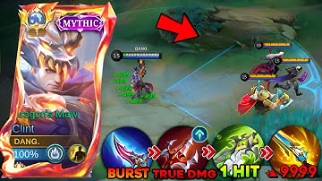 MOONTON THANKS FOR NEW CLINT ONE SHOT BUFFED BUILD! | CLINT NEW BEST BUILD 2025!