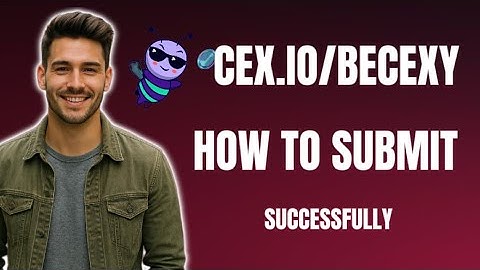 CEX.IO/BECEXY | HOW SUBMIT YOUR TOKENS AND WAIT FOR CLAIM