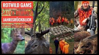 Drückjagd | Gamsjagd | Rothirschjagd | Bockjagd | Bogenjagd | Schwarzwaldhunters | Jahresrückblick