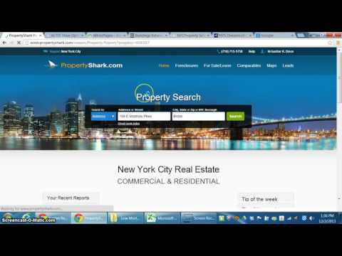 How to use propertyshark com