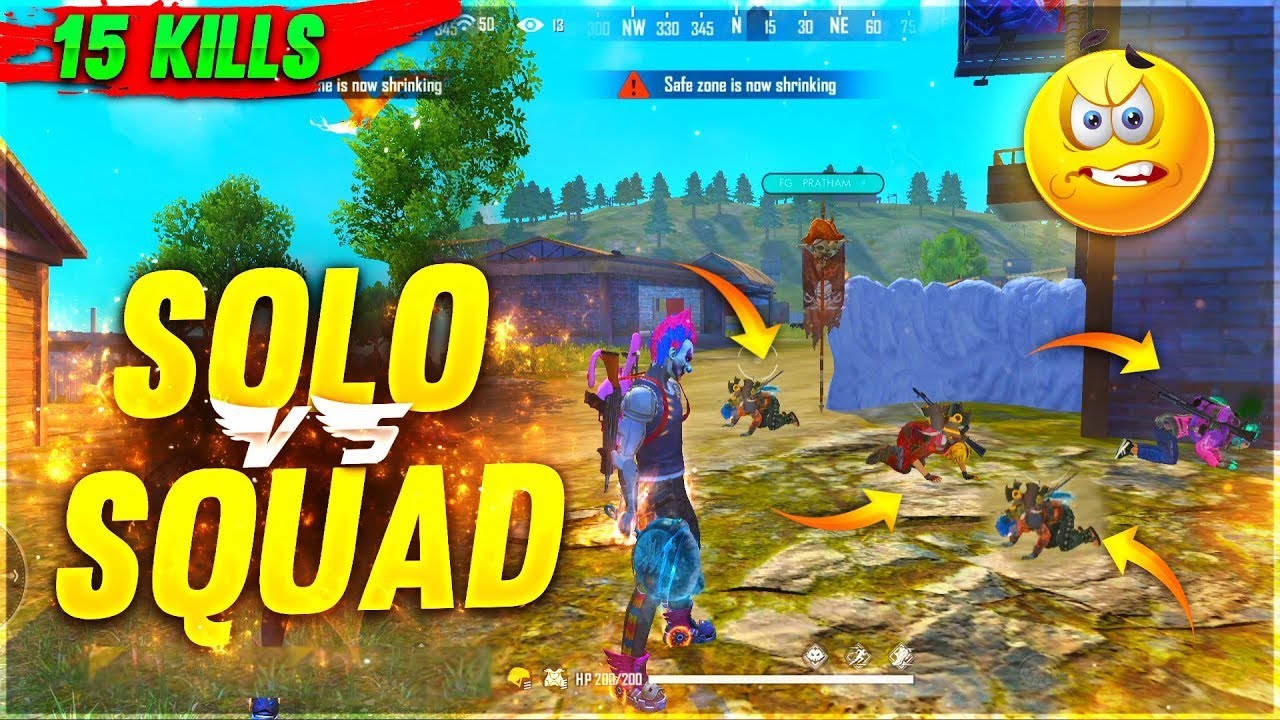 Grandmaster Lobby Solo Vs Squad Full Gameplay | Rank push Garena Free ...