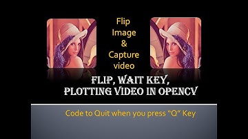 Mirror or flip image in python. Video capturing. How can I open webcam in python?  #Karanpatel