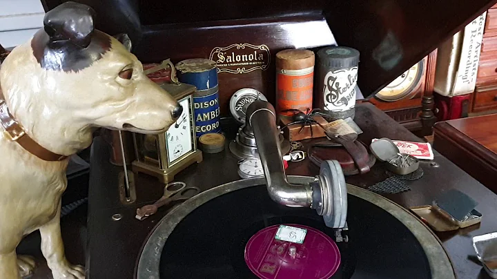 Opening a Tin of "New" Antique Gramophone Phonograph Needles. With Nipper!