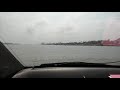 Cruzando en ferri el río Coatzacoalcos