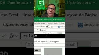 Função Dias no Excel  #byeverton #planilhas #excel
