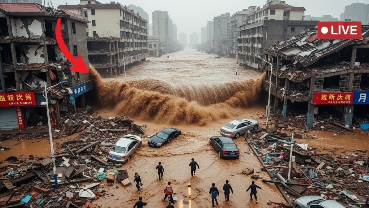 TSUNAMI 2025: CHINA’S CITIES SUBMERGED | MILLIONS TRAPPED IN MEGA DISASTER SHORT FILM