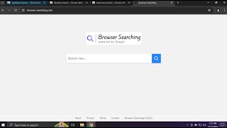 Browser-searching.com browser hijacker removal video.
