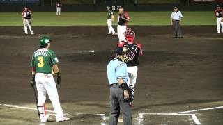 201208292002 ６回裏正面 OG vsFD （レクザム球場）