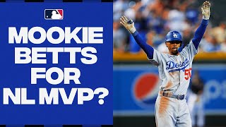 Mookie Betts is making a MASSIVE charge for the NL MVP! He's been SENSATIONAL this season for LA!