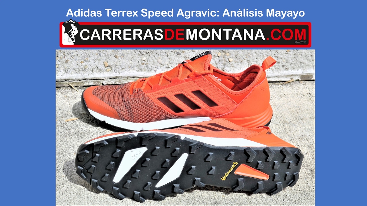 Adidas Terrex Speed Agravic Zapatillas voladoras trail running. Análisis técnico y alternativas, por Mayayo. CARRERAS DE MONTAÑA, POR MAYAYO