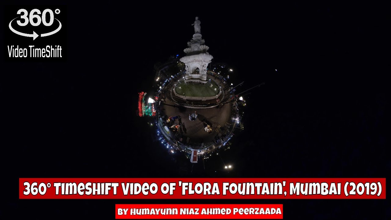 Flora Fountain Lighting 360° Timeshift | Christmas & New Year | Humayunn Peerzaada (4K)