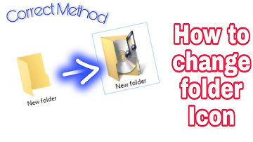 How to change Folder Icon | Correct method | change Programme Icon | Windows basic | Guide | Craft