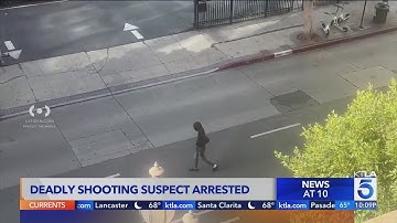 Deadly shooting suspect arrested in downtown L.A.
