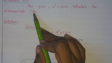 XII-MATHEMATICS,NEW SYLLABUS,CHAPTER - 8,DIFFERENTIALS AND PARTIAL DERIVATIVES,EXAMPLE:8.5,8.6,8.7