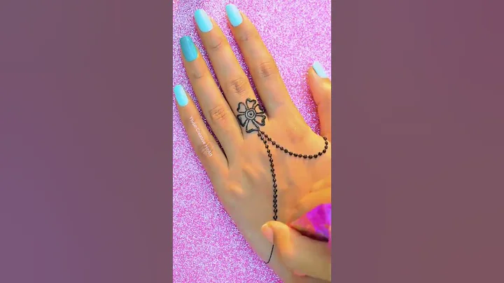 Easy backhand mehndi design | Mehndi design | Creative heArts #shorts