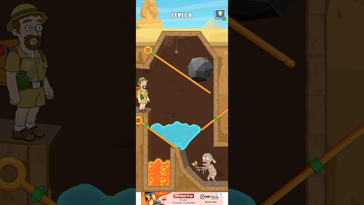 Pull him out // pull the pin gameplay//Android iOS game