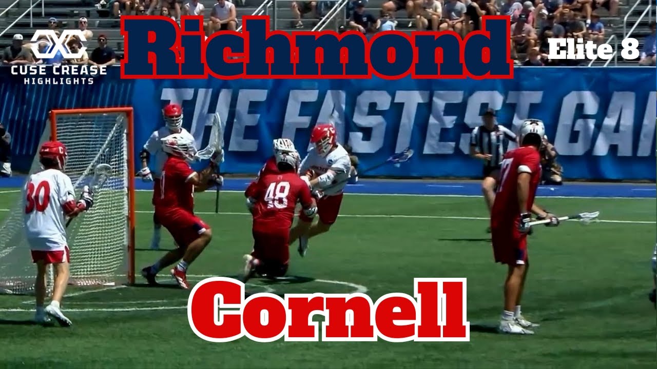 Cornell vs Richmond NCAA Lacrosse Tournament Highlights