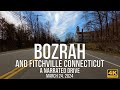 Bozrah and fitchville connecticut  a narrated drive in march of 2024