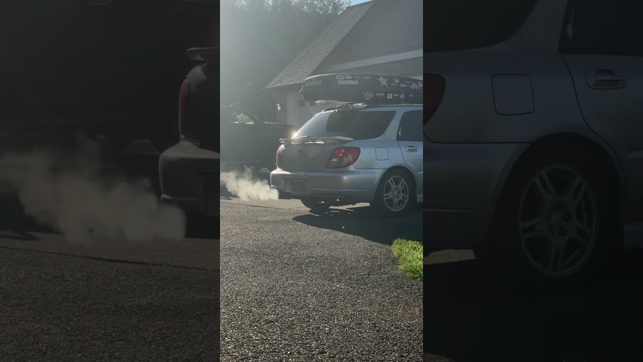 Wrx blows head gasket on cold start 🤒 