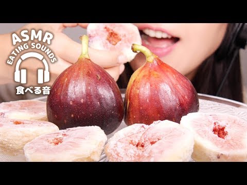 【ASMR】冷凍イチジク【咀嚼音】Frozen figs (Eating sounds)