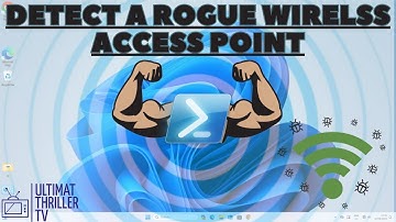Locate a ROGUE WIRELESS ACCESS POINT or DEVICES on a network using PowerShell.